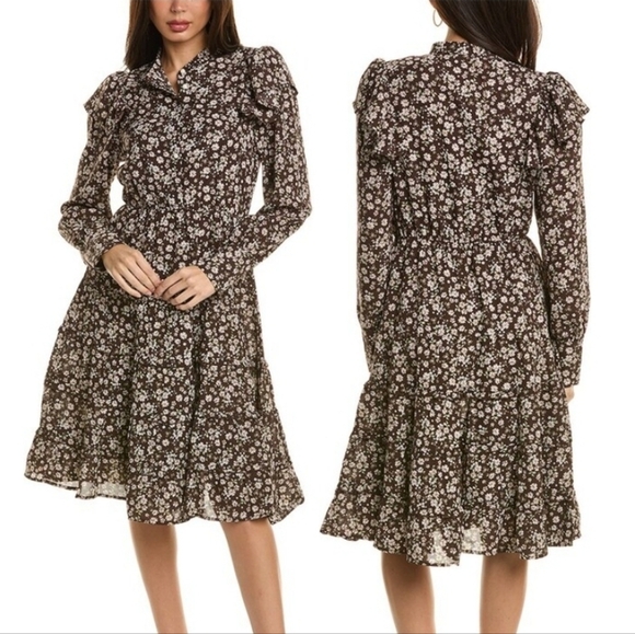 NWT Saks brand Area Stars Ashley Floral Dress size Medium - Picture 1 of 8